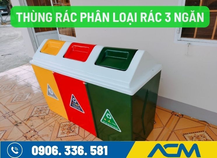 THÙNG RÁC PHÂN LOẠI RÁC THẢI - GIẢM GIÁ LÊN TỚI 50%